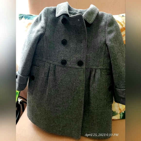 **SOLD** Authentic Burberry Wool Baby Peacoat - Picture 7 of 9